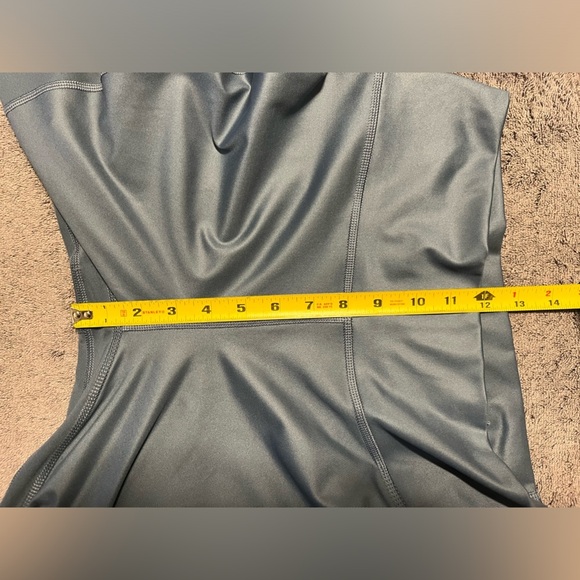 Adidas Believe This Shiny High Rise 7/8 Training Tights Blue Size M - Picture 10 of 10